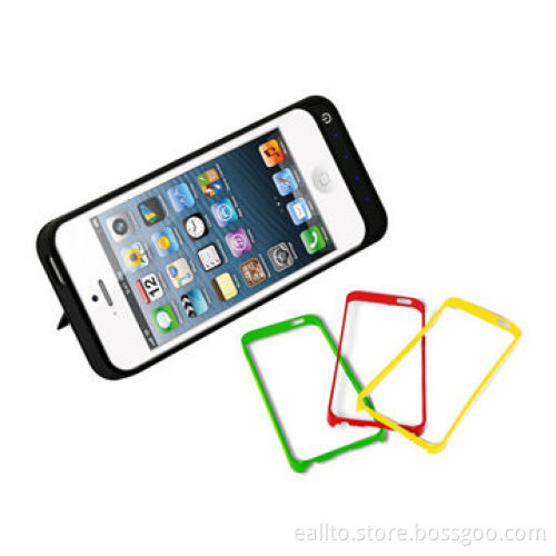 Rechargeable Chargers for iPhone 5 with Colorful BumperNew